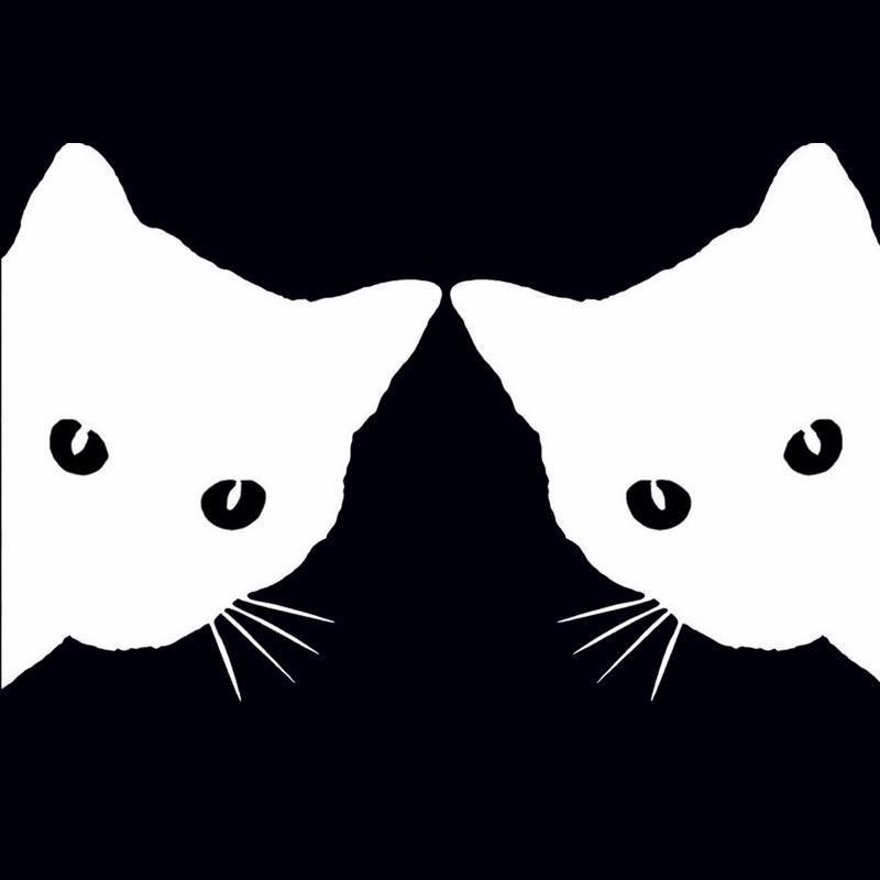 1/2Pcs Funny Car Cat Peeking Sticker Car Window Decoration Vinyl Decals 12x15cm Car Stickers Auto Exterior Decoration Decals