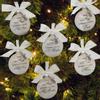 Christmas Hanging Decoration Ball Pendants Angels In Heaven Decor Memorial Ornament Christmas Tree Hanging Ornament