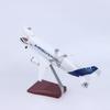 1 Набір 30см 1:Модель літака A330 Beluga Airways, лита смола, масштаб 1:80, металева модель, реактивний літак, відкритий вантажний відсік, з підставкою для демонстрації