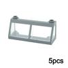 Train Windshield for Bricks Parts 5PCS Building Blocks 13760 + 13569 2X6X2 Frame DIY Educational Construction Christmas Gift Toy