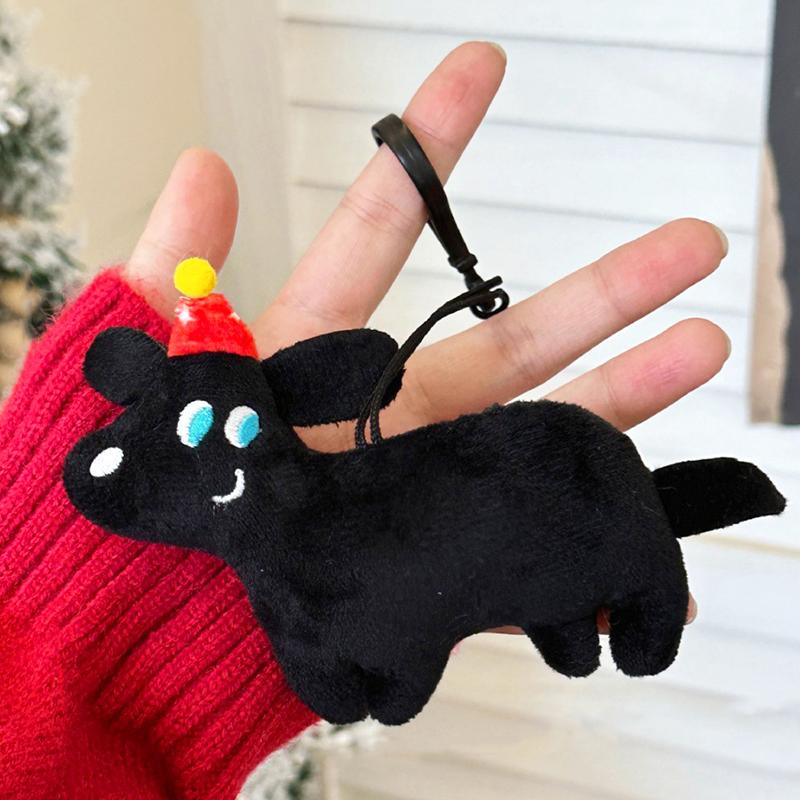 

1 шт. пряжка для ключей мультяшный орнамент кукла упаковка подвеска прекрасный подарок на день рождения щенок кулон плюшевый мех