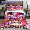 3pcs Duvet Cover Set (1*Duvet Cover + 2*Pillowcase, Without Core), Five Nights At Freddy's Print Bedding Set, Bedroom Decor, All‑Season, Birthday Gift