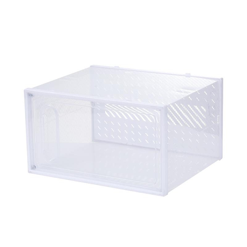 

Акриловая прозрачная коробка для обуви Dust Shoes Anti-Oxidation Shoes Aj Magnetic Net Celebrity Display Отдельная коробка для хранения Shoes Wall белый