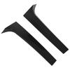 Pair Car Rear Window Side Wing Glossy Black Replacement for Mercedes Benz GLK Class X204 2009‑2015