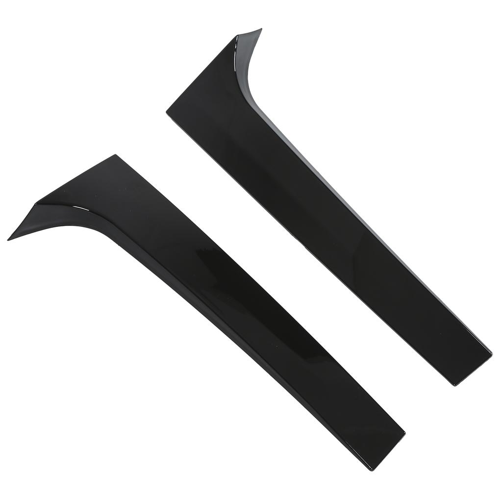 Pair Car Rear Window Side Wing Glossy Black Replacement for Mercedes Benz GLK Class X204 2009‑2015