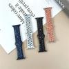 For Apple Watch Band 46mm 45mm 41mm 49mm 44mm 42mm 40mm Breathable Silicone bracelet correa Series11 10 9 8 SE 7 6 5 4 Ultra 3 2 Strap