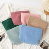 Korean Style Large Capacity Corduroy Canvas Tote and Makeup Bag