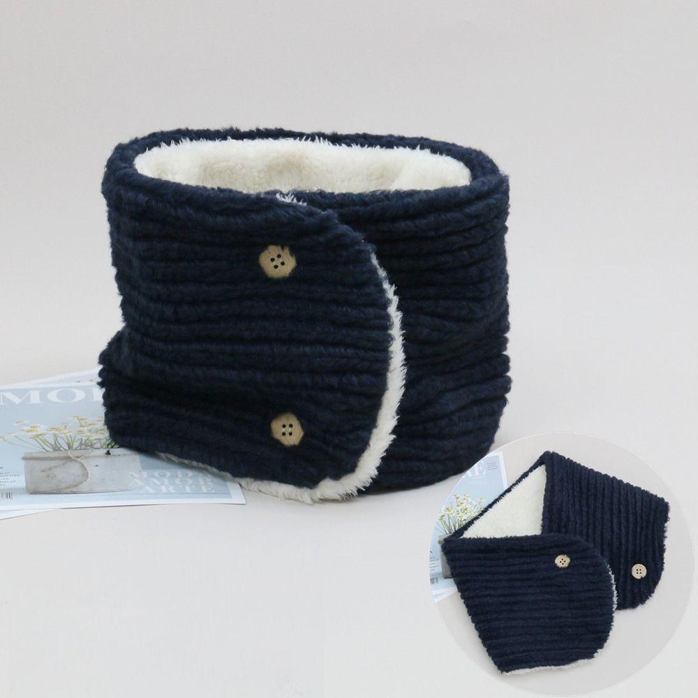 Bib Thermal Neck Warmer Windproof Snood Cowl Tube Couple Warm Neck Cover Plush Scarf  Unisex