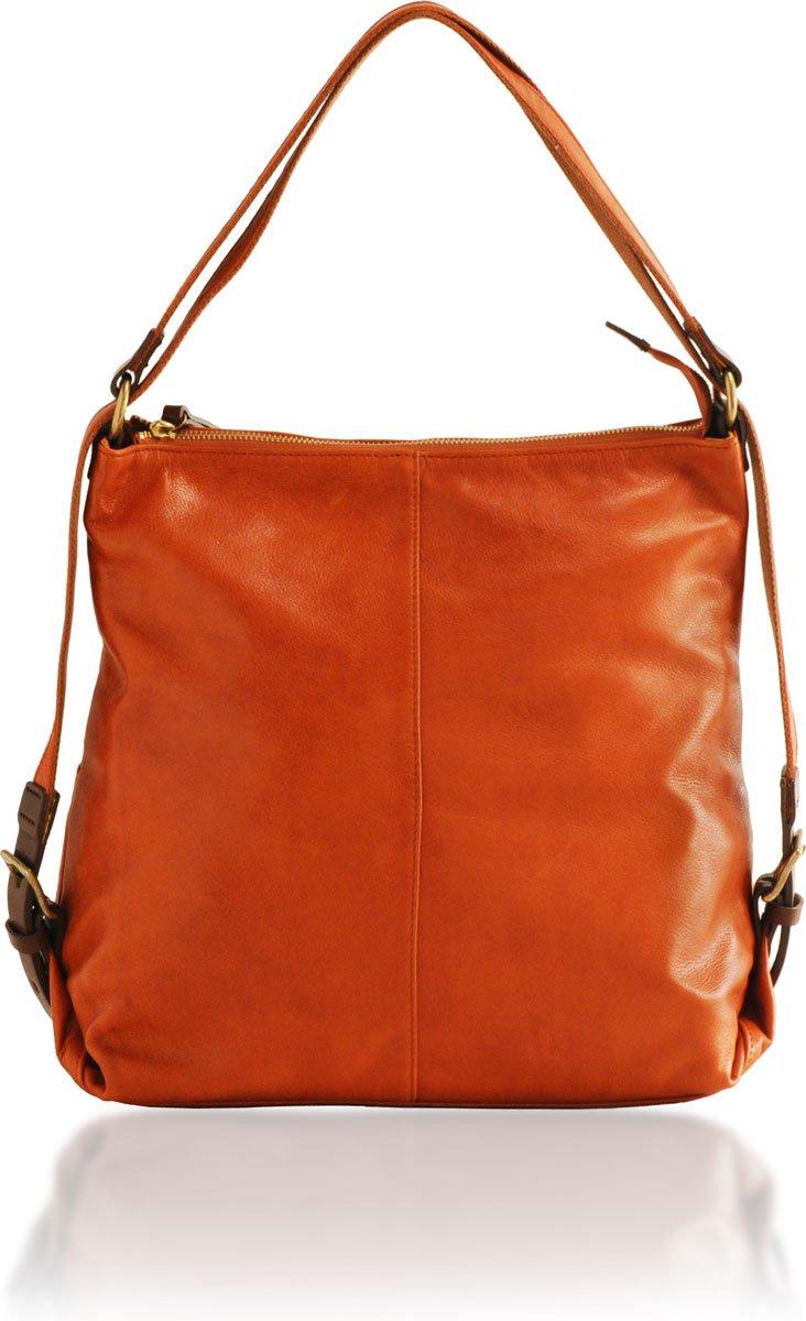 

Genuine Tochigi Leather Backpack Made in Orange [HALEINE] Women s Japan помаранчевий