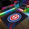 Chicago Cubs Design Crystal Velvet Carpet Cozy Non?Slip Printed Rug For Bedroom Living Room Entrance