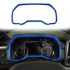 Blue Dashboard Meter Panel Frame Cover Trim for Ford F150 - Accessories