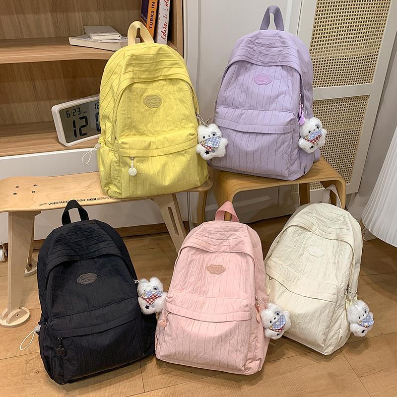 Korean version schoolbag female college student Mori department cute large-capacity computer backpack sweet campus junior high school student backpack