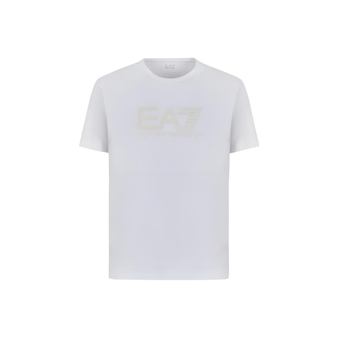 

Emporio Armani EA7 Logo Crew Neck Pullover Short Sleeve T-Shirt Men tops 6DPT62-PJVQZ-1100 XS