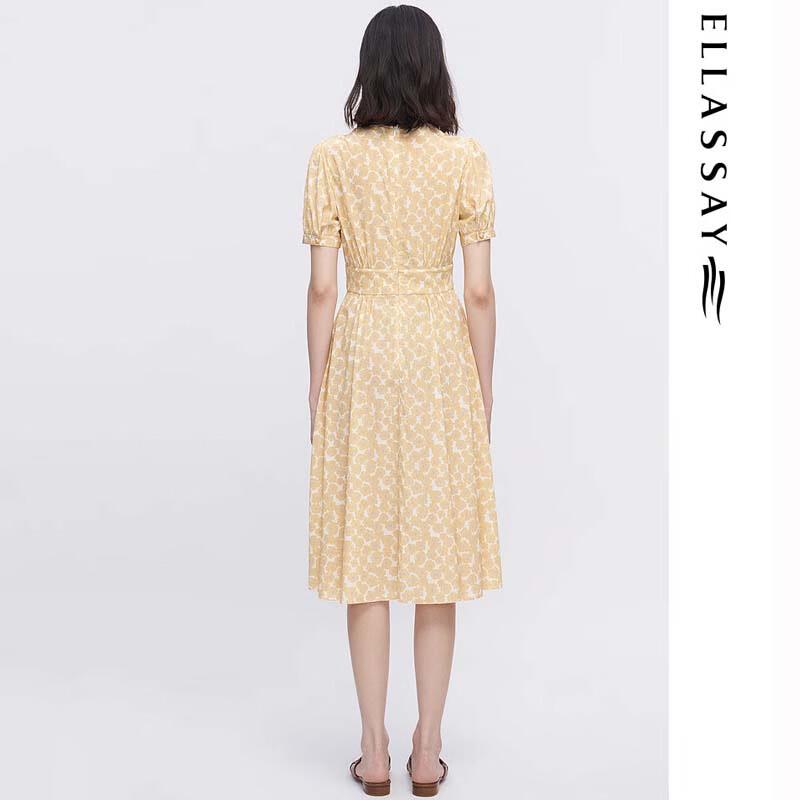 ELLASSAY Women's Garden Tea Break Midi Dress
