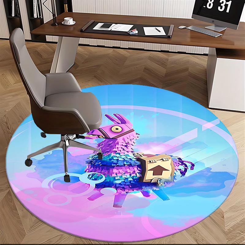 Llama Pinata,Loot Box Chair mat Round Rug Office carpet, Non slip, Suitable for Living Rooms, Bedrooms decor.1205352a
