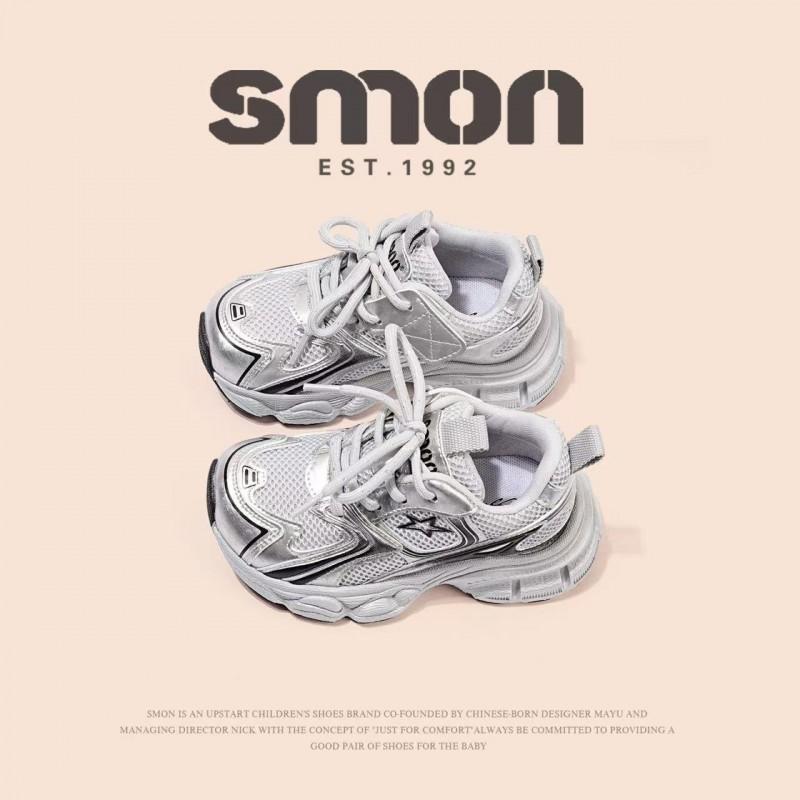 Youth Style Shoes Kids Breathable Mesh Sneakers Boys Girls Casual Dad Shoes With