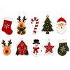 10Pcs Santa Claus Christmas Hanging Ornaments DIY Wall Party Holiday Decorations  New Year