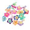 40 Piece Handmade Porcelain Cabochons Flower Charms Polymer Clay Beads Jewelry Flatback