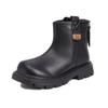 Kids Girls Fashion Soft Leather Ankle Martin Boots Casual Short Boots