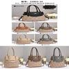 Stylish Women's Tote Bag In Elegant Black And Earthy Tones With Chic Design Features