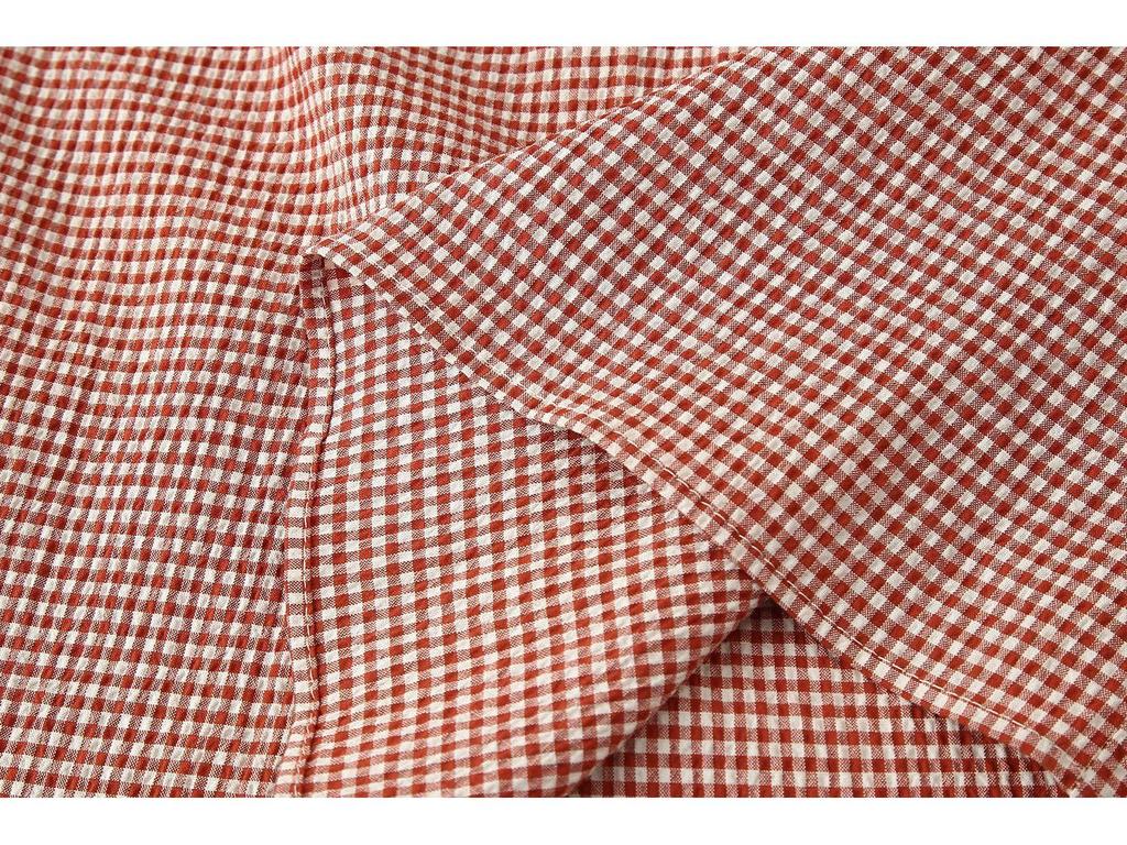 Women's Spring 2025 European & American Style Plaid Midi Dress