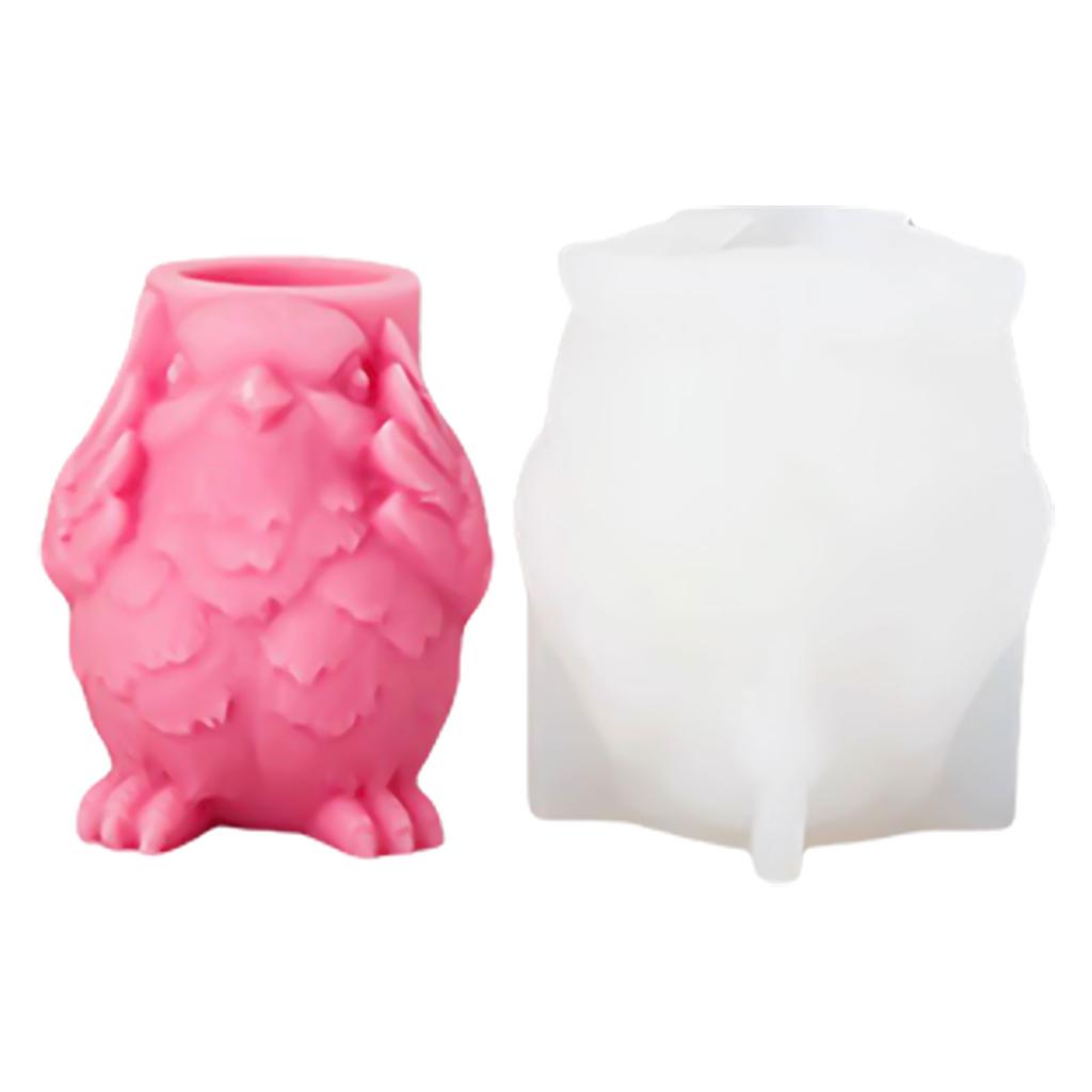 Silicone Candle Holder Mold Concrete Caste Molds for Pillar and Light Candles Home Decoration Easy Release Crafting