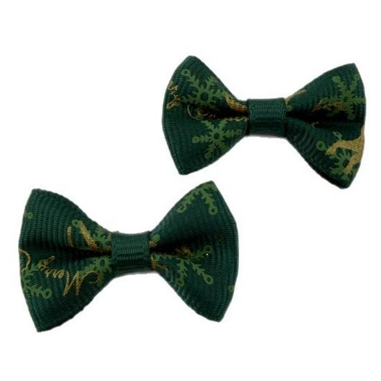 Mini-rosett julgransprydnader - Jul- & Halloween-dekorationer, DIY-tillbehör, Bjällror, Husdjursartiklar
