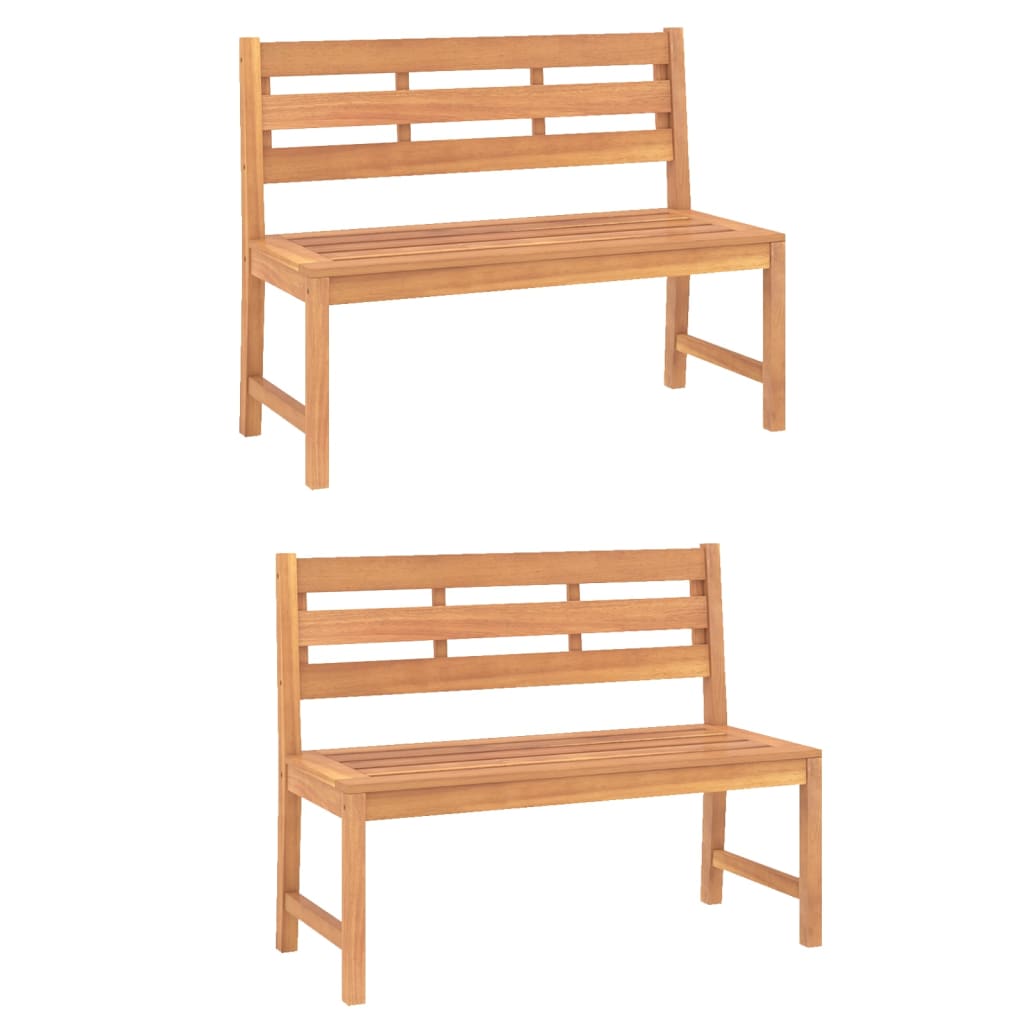 5 Piece Garden Dining Set Solid Teak Wood