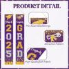 2025 Graduation Decorations - Class of 2025 Porch Banner Sign Congrats Grad Porch Banner, Graduation Party Decorations for Home/School Porch Door