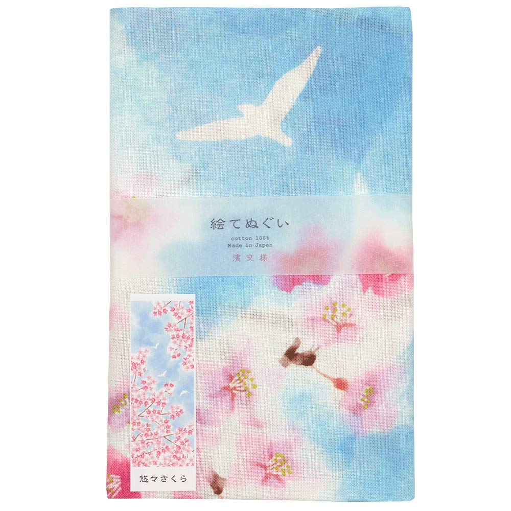 Hamamonyo Illustrated Hand Towel "Yuyu Sakura"