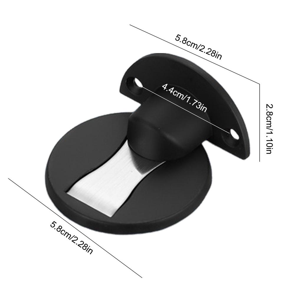 

Магнитный дверной стопор, прочные дверные стопоры, дверной фиксатор, дверной стопор без сверления, регулируемый механический держатель двери из алюминиевого сплава чёрный