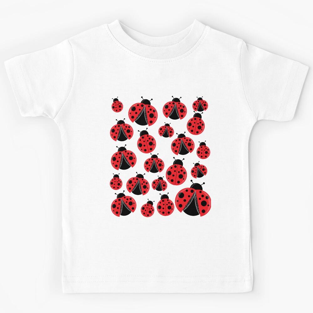Ladybug Flying & Still Group Kids T-Shirt 130
