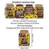 Self-Adhesive Sunflower Wall Sticker Rustic Wooden Signs English Decorative Painting  Restaurant