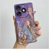 For Itel A50 A667L Casing Pretty Butterfly Flowers Soft Silicone TPU Shockproof Cover For Itel A50 A 50 ITELA50 2024 Phone Case
