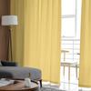 Yellow Solid Color Home Tulle Curtains for Bedroom Living Room Printed Sheer Curtains for Balcony Summer Home Decor