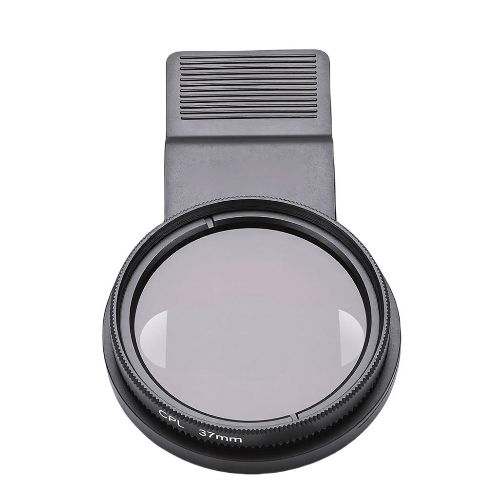 37mm CPL Lens Filter Clip On Phone Camera Polarizer Circular Polarizing Filter Lens Attachment with  