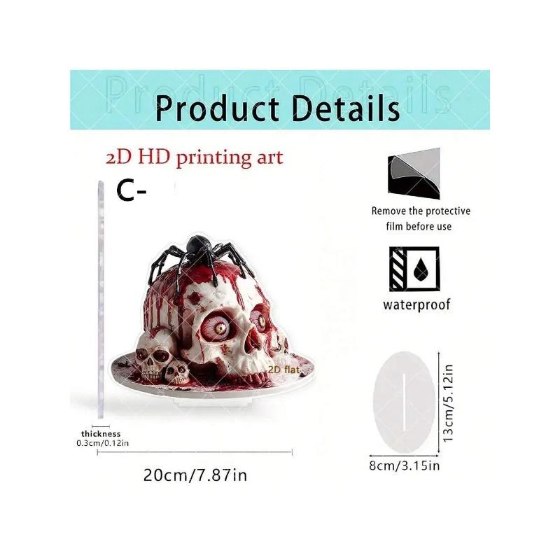

1pcs Skeleton Spider Horror Eye Halloween Decorations 3 different styles of room decorations Decoration Home Decor