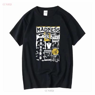 Madness T Shirt Ska Band Mens Medium Long or Short Sleeves Vintage Washed Stretched Designer Clothes Top For Everyday Wear