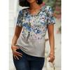 Womens T-Shirts Medical Nursing Uniform Clinical Uniform Woman V-Neck Short Sleeve T Shirt Tops With Pocket Women's Clothing