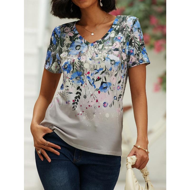 

Женские футболки Медицинская форма для медсестер Клиническая форма Женская футболка с V-образным вырезом и коротким рукавом Топы с карманом Женская одежда XS