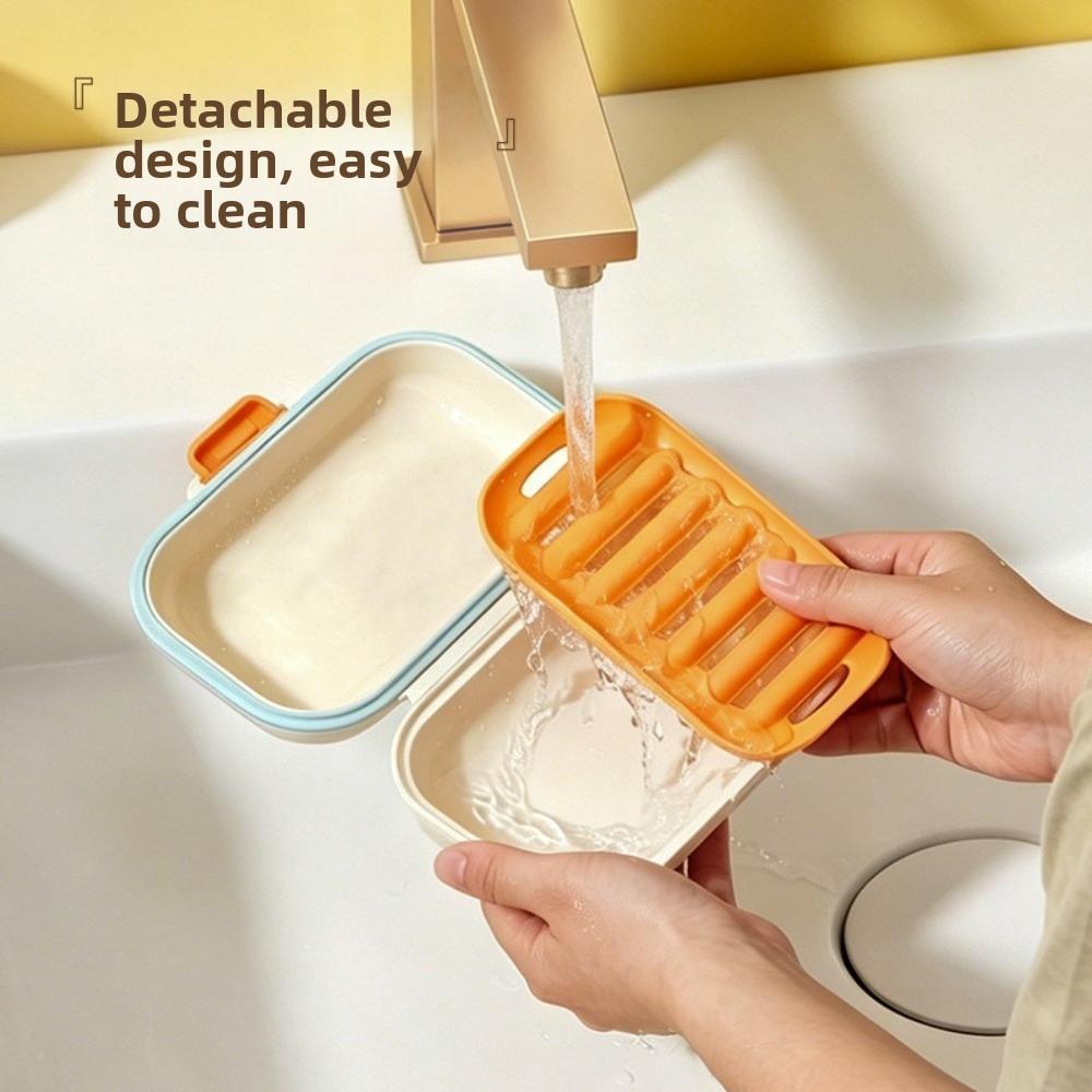 New Sealed Design Bar Soap Holder Leak Proof Portable Travel Soap Case with Lid Soap Storage Box For Travel