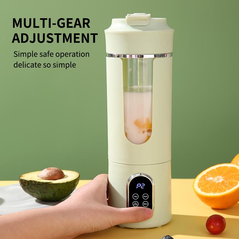 2025 New Wireless Juicer Portable Blender Cup USB Rechargeable for Fruits Ice Crushing Smoothies Home Travel Student Use