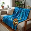 Weird Cat Octopus Cartoon Anime Print Flannel Blanket Soft Warm Throw for Kids Bedroom Sofa Christmas Office Car
