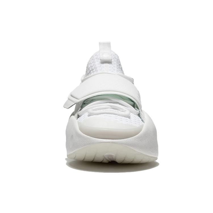 Li Ning Yun You C4D Dämpfung Rutschfest Abriebfest Niedrige Sports Freizeitschuhe Herren Ecru AZGS047-1