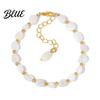 Durable Jewelry Women Bracelet Irregular Natural Stone Beads Adjustable Length
