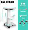 Salon Table Trolley Beauty Rolling Cart Spa Organizer Cart Storage Trolley Equipment Holder Load 15kg/33lbs