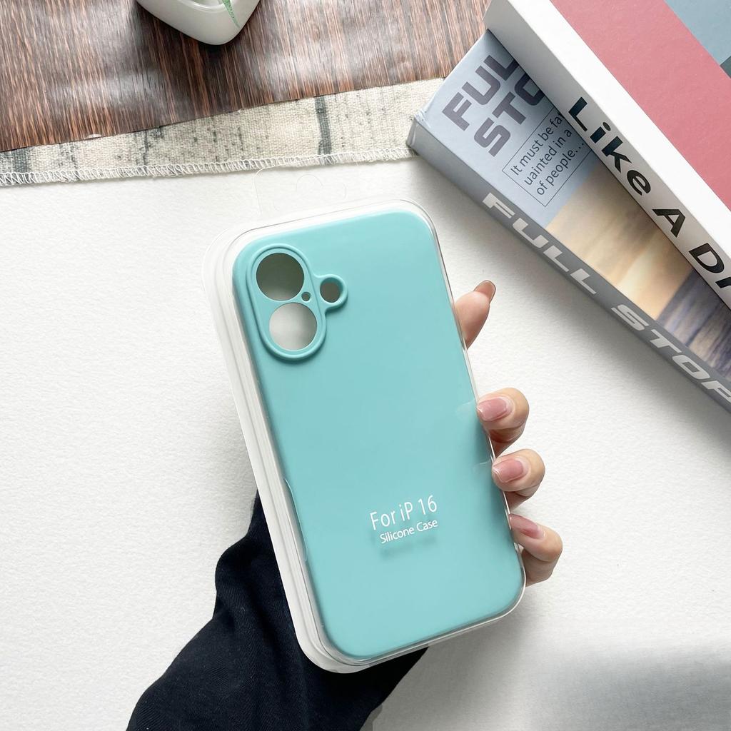 High-quality Liquid Silicone Mobile Phone Case Iphone16promax/15/14 Apple 13 Full-invest Anti-fall Protection Case