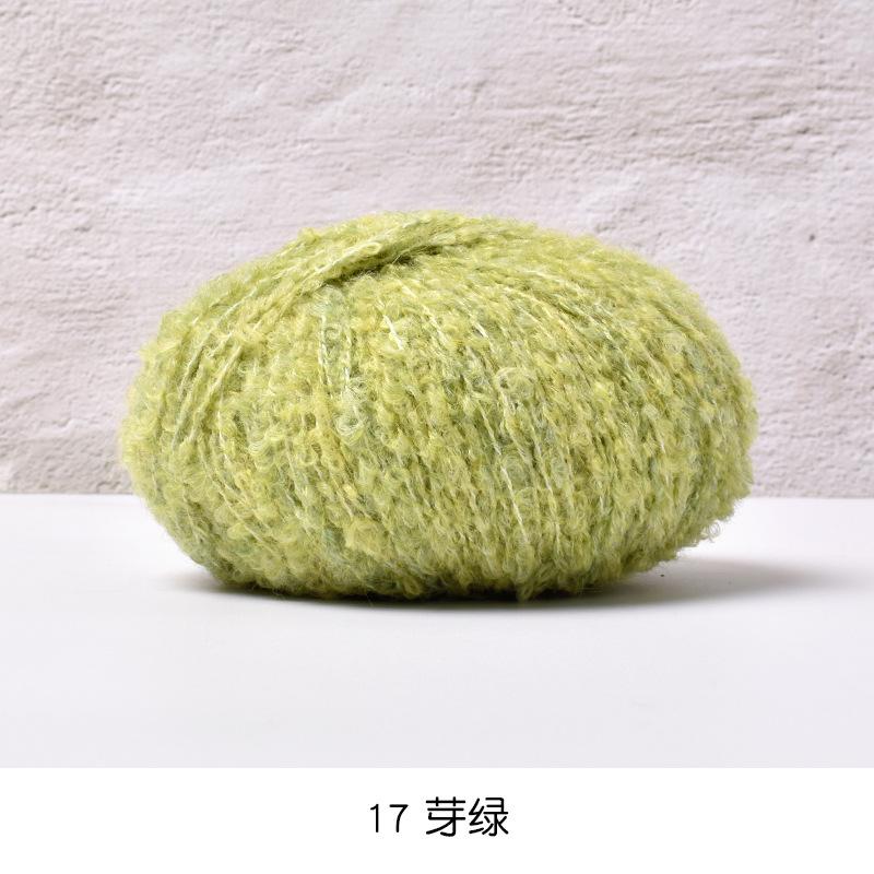 50g/roll Blended Coil Yarn Teddy Roll Yarn Soft Knitted Crochet Dyeing Yarns DIY Hand Knitted Crochet Knitted Sweater Hat Doll