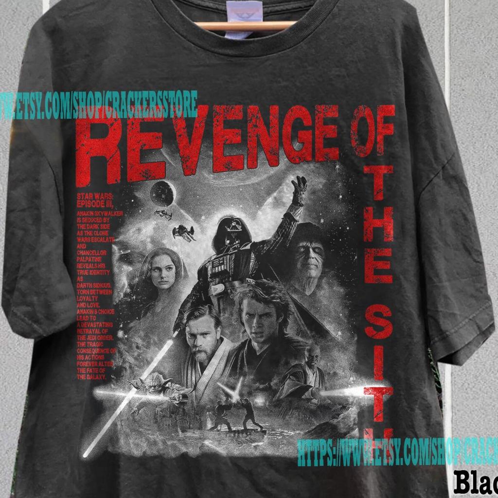 Vintage Revenge of the Sith T-Shirt: Anakin Skywalker & Darth Vader