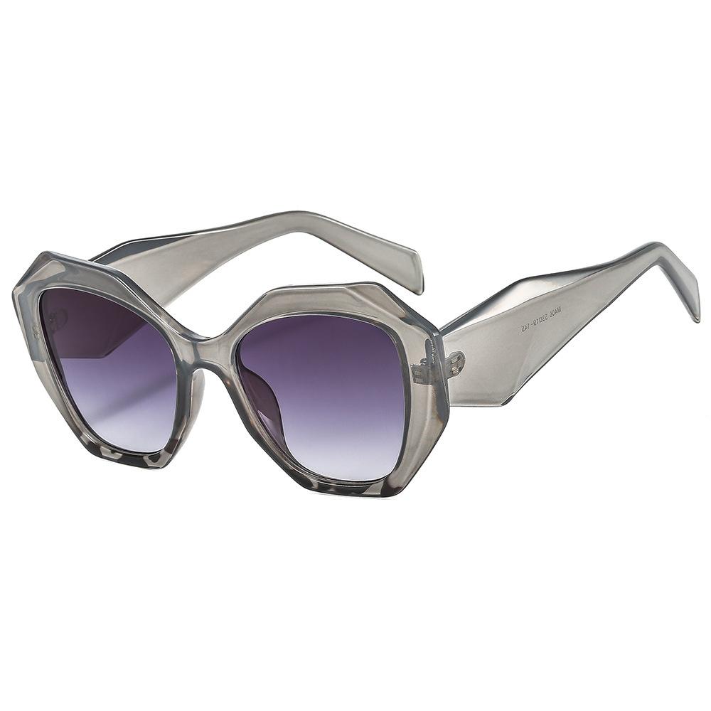 

Fashion Retro Leopard Print Gradient Cat Eye Women Sunglasses Luxury Brand Irregular Frame Design Casual Men Sun Glasses UV400 as picture
